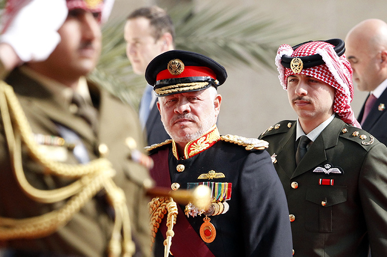 الأردن الملك عبد الله 1 تضامن عربي مع الأردن بعد حالة الانقلاب الفاشلة