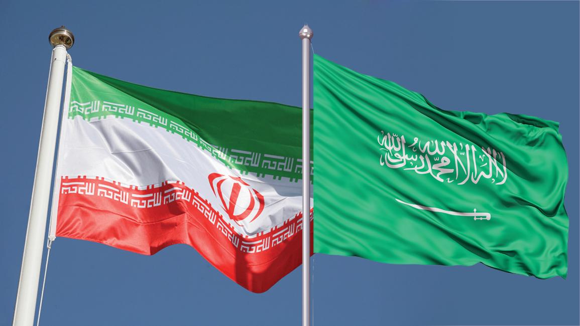 علم سعودية وايران 1 مفاوضات السعودية و إيران و إنهاء الخلافات الثنائية